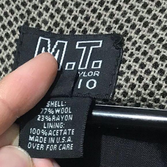 Vintage Morgan Taylor Wool Jacket Size 4 - Picture 3 of 4